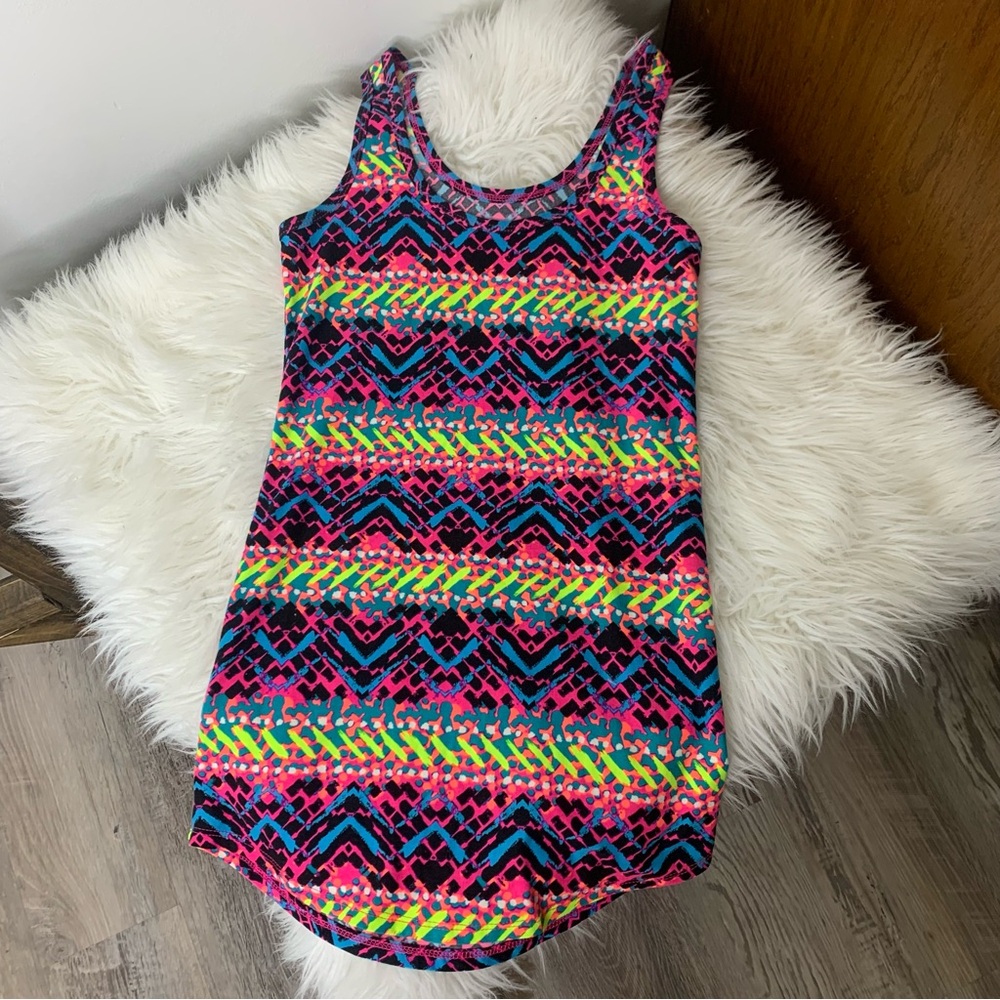 No Boundaries Patterned Tank Top